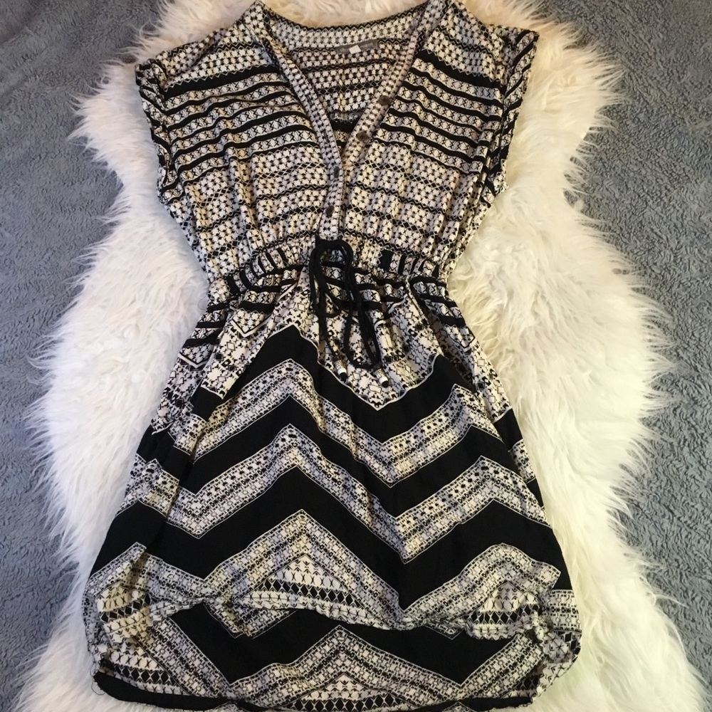 Aztec Print Tunic Dress